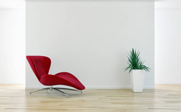 istock Large luxury modern bright interiors Living room mockup illustration 3D rendering image 2156699249