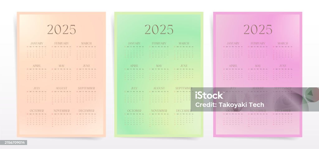 Perencana Kalender Satu Halaman 2025 Template Kalender 2025 Untuk