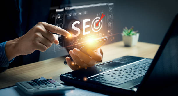 istock business people use SEO tools, Unlocking online potential. Boost visibility, attract organic traffic, and dominate search engine rankings with strategic optimization techniques. digital marketing 2156722834