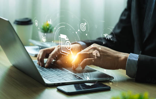 istock Digital information marketing leverages technology and digital platforms to meet customer needs, creating modern and effective experiences. It utilizes digital data to enhance marketing activities. 2156722861