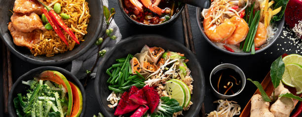 istock Assorted thai food. Asian style banquet. 2156723106