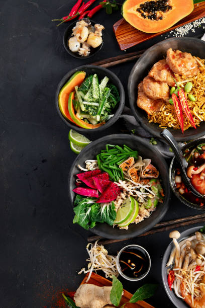 istock Assorted thai food. Asian style banquet. 2156723122