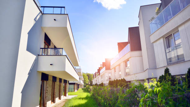 istock Eco-friendly living in city with greens. 2156729078