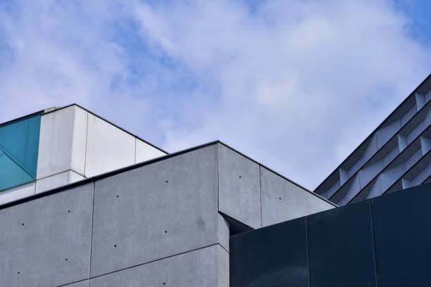 istock Exterior of modern architecture, modern city building. 2156732046