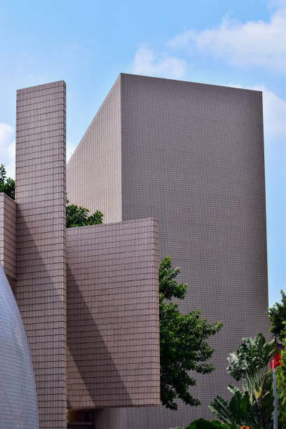 istock Exterior of modern architecture, modern city building. 2156732236