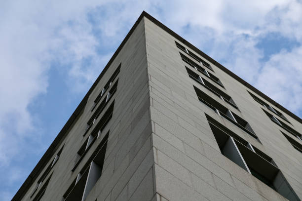 istock Exterior of modern architecture, modern city building. 2156736664