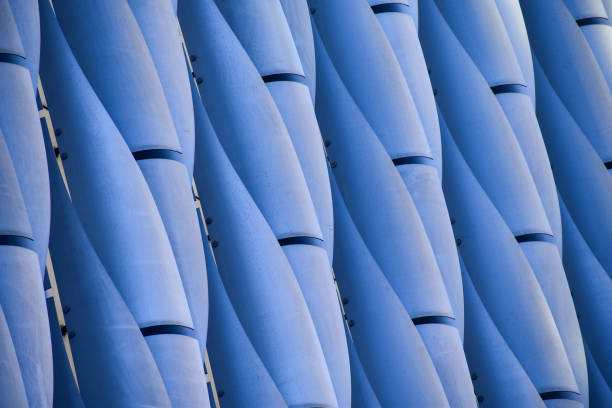 Exterior of modern architecture, modern city building. Modern architecture abstract background, building abstract.