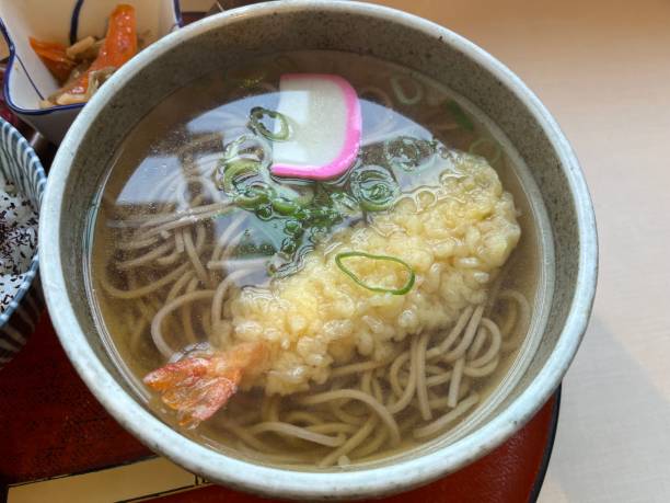 istock Tempura soba noodle for lunch 2156738436