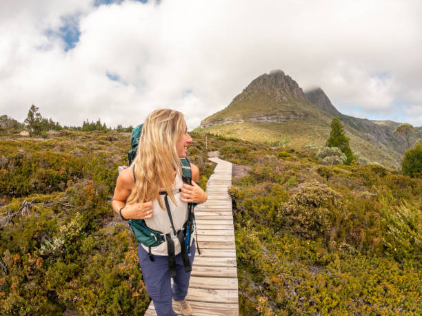 istock Woman Hiker Admiring Mountain Views 2156741123