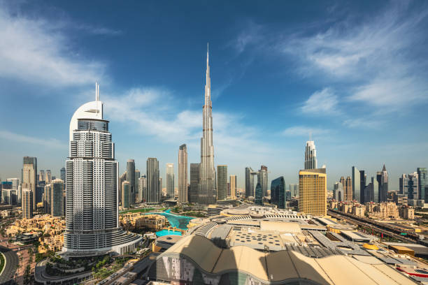 istock Skyscrapers in Dubai Financial District 2156741340