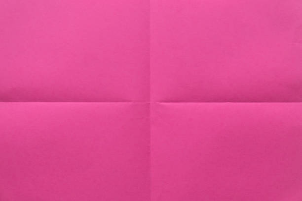 istock Folded pink color paper for background. 2156747563