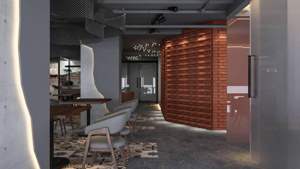istock A minimalist rooftop restaurant with an open-air dining area, offering a memorable dining experience 2156752154