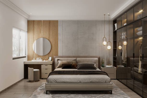 istock A Minimalist Bedroom Showcasing Simplicity And Elegance interior design 2156754216