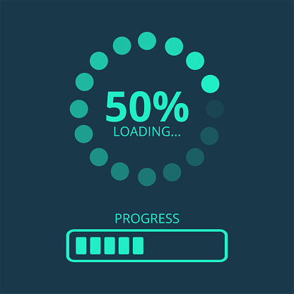 50 Loading Progress Loading Bar 50 Stock Illustration - Download Image Now ...