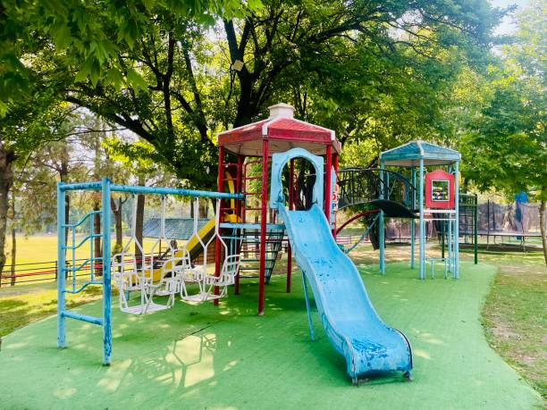 istock Children play area in park 2156754626