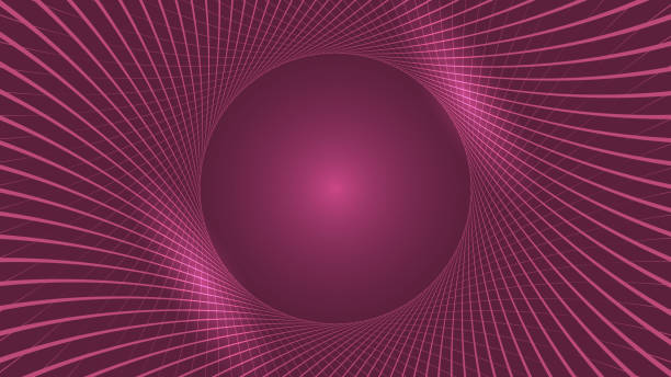 pink background in vector illustration with sparkles and lights.