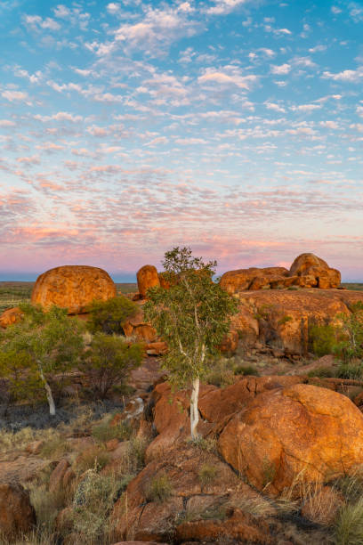 istock Devil's Marbles/Karlu Karlu during blue hour, Northern Territory, Australia 2156765598