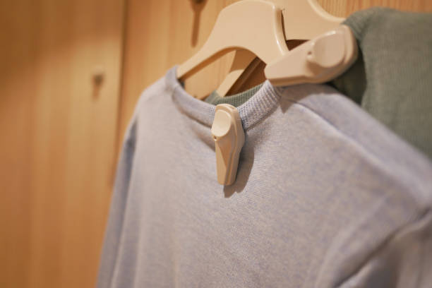 istock Clothing security tag on a shirt , 2156766240
