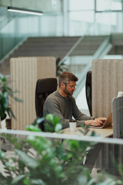 istock Modern Businessman Working in Contemporary Office Space 2156770635