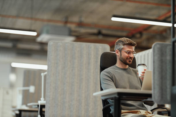 istock Modern Businessman Working in Contemporary Office Space 2156770646