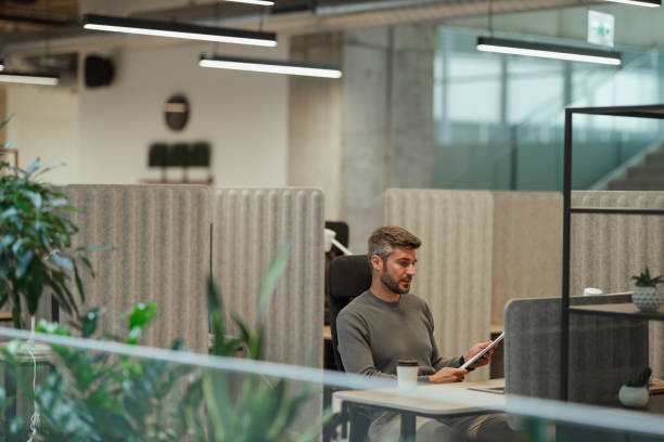 istock Modern Businessman Working in Contemporary Office Space 2156770652