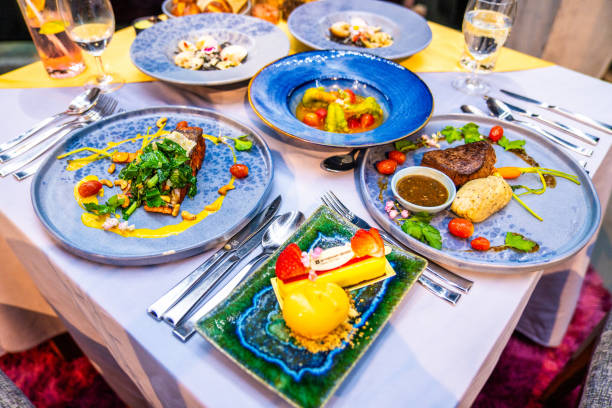 istock Dinner with thai dishes in Patong, in Phuket, Thailand 2156771630