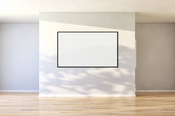 istock Large luxury modern bright interiors Living room mockup illustration 3D rendering image 2156772767