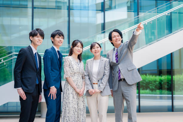 istock Business people looking to the future with a smile 2156775082