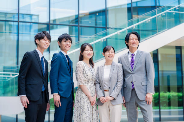istock Business people looking to the future with a smile 2156775093