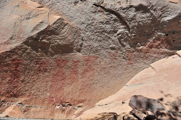 istock Cave paintings in Pha Taem National Park Ubon Ratchathani province, thailand 2156780758