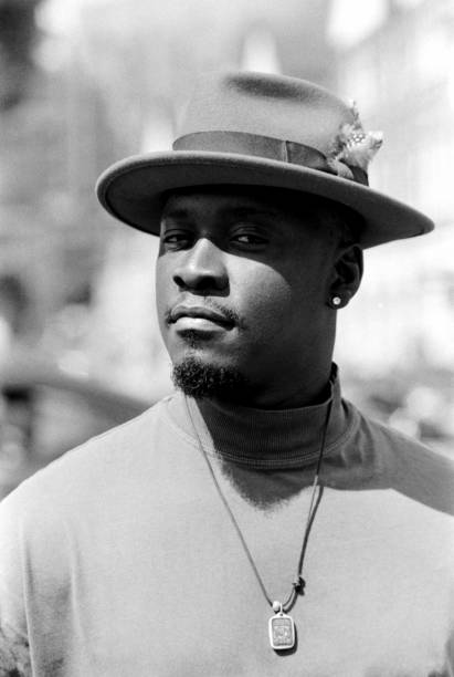 istock Classic monochromatic portrait of man with a hat looking at camera. 2156781925