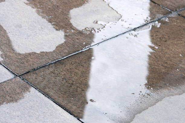 abstract form and texture on grunge floor