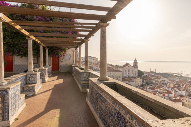 istock Traditional Terrace Overlooking Lisbon's Alfama District 2156783047