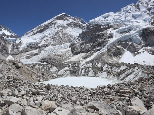istock Trek from Gorak Shep to Everest Base Camp 2156790184