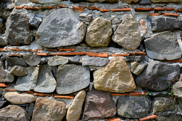 Stone splicing background wall