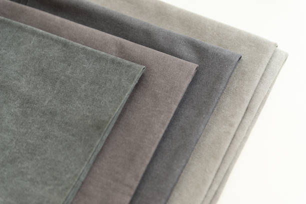istock natural cotton fabric grey colours at sewing workshop 2156796204