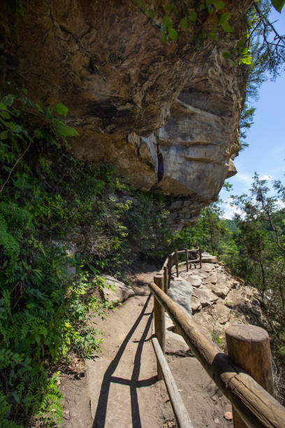 istock Views from the Eagle Cliff Falls Trail, Cumberland Falls State Park, Kentucky 2156797757