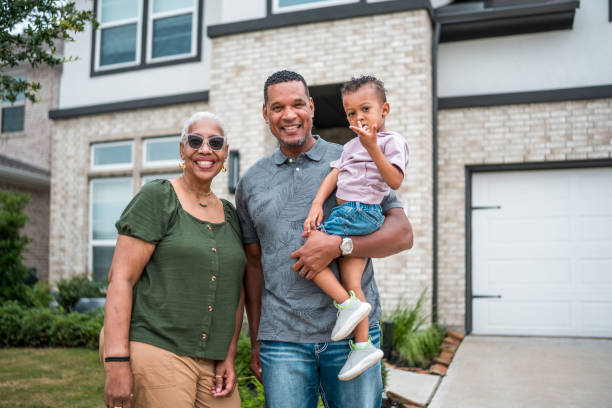 istock Diverse Family Enjoying Time Together Outside Home 2156804552