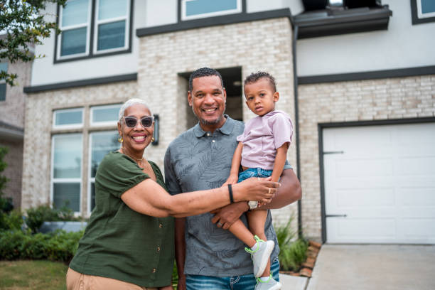 istock Multigenerational Family Gathering Outside Home 2156804583