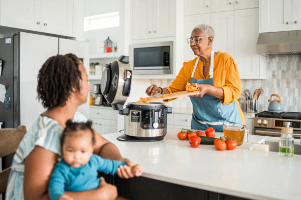 istock Family Cooking Time in Home Kitchen 2156804908