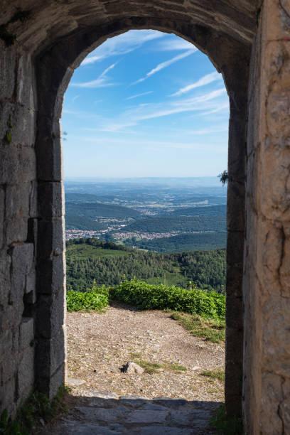 istock Cathar ruins of Montsegur 2156805410