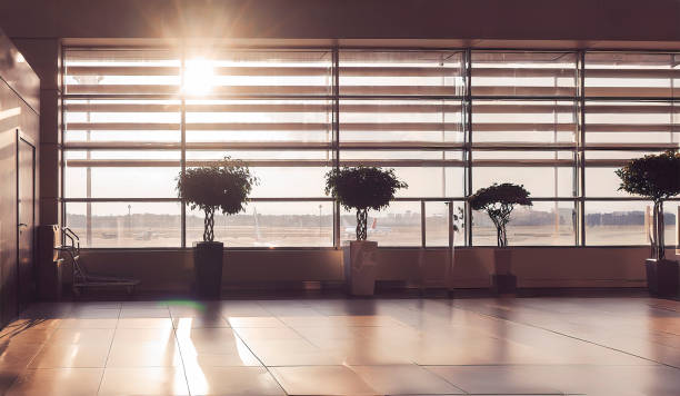 istock Waiting area at the airport terminal 2156807191