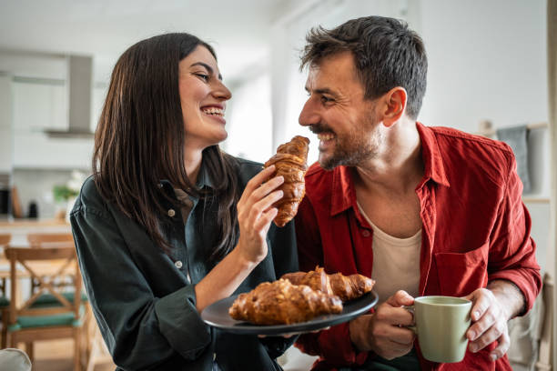 istock We love when we have breakfast together and every weekend when we are together at home 2156809678