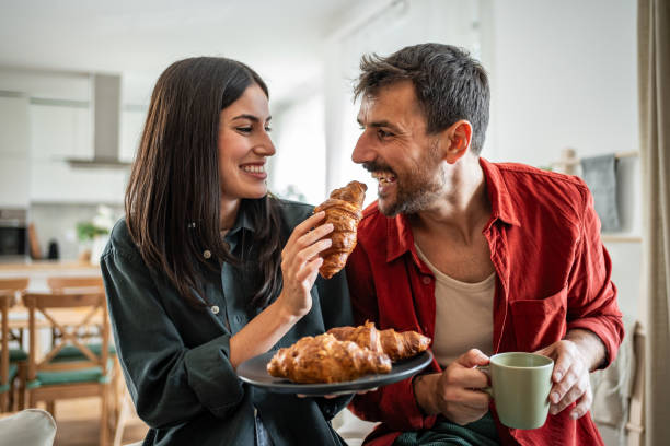 istock We love when we have breakfast together and every weekend when we are together at home 2156809711