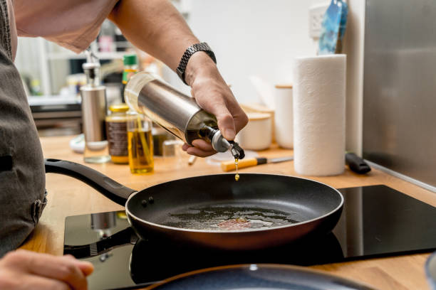 istock Chef at the kitchen preparing quesadillas with tofu and sweet corn 2156823584