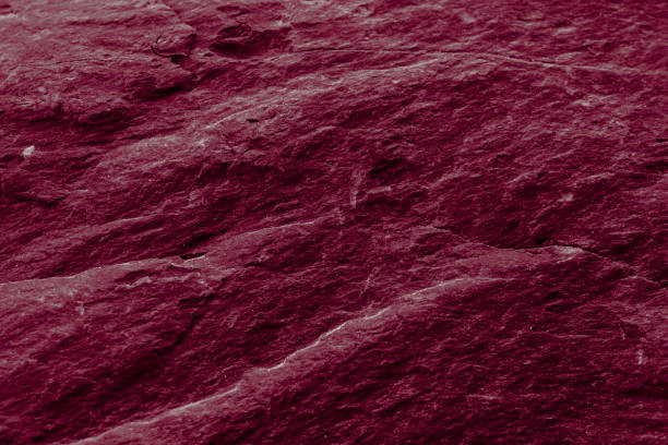 background of stones and minerals, mining origin in red