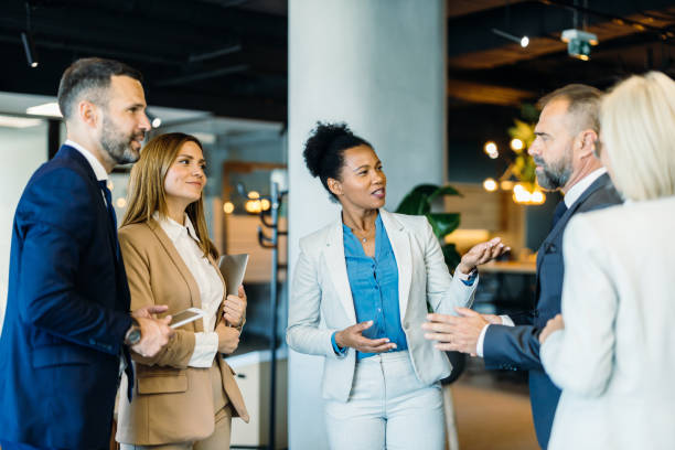 istock Business team engaging in a discussion 2156838190