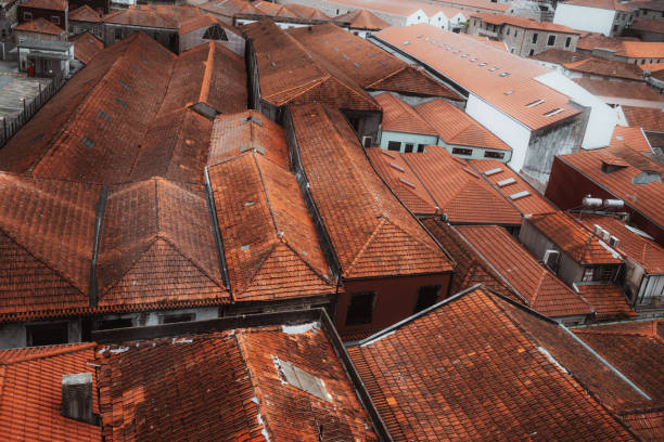 istock Red-tiled roofs in Porto 2156847864
