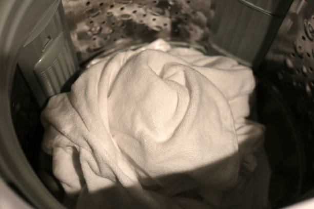 Messy pile of laundry that needs to be folded