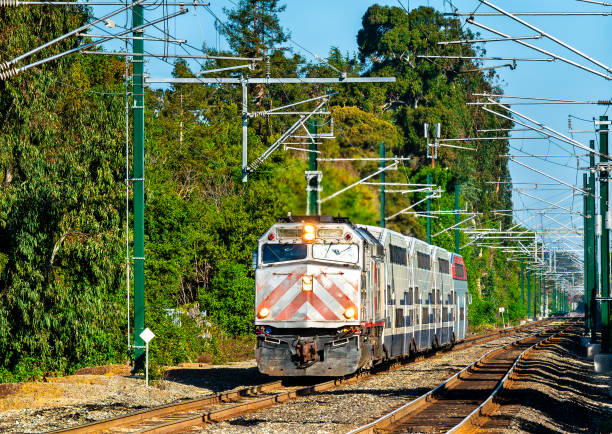 istock Commuter train in Palo Alto, California 2156859806
